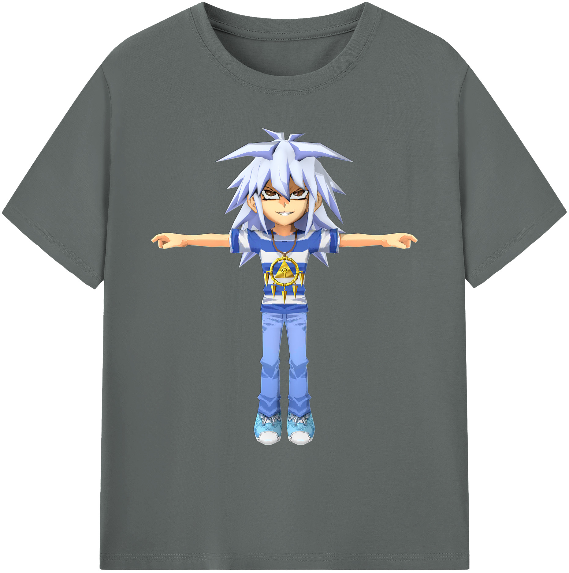 （画像用） 遊☆戯☆王 Yu-Gi-Oh! 綿100％ メンズ半袖Tシャツ｜肌触りやわらか＆通気性